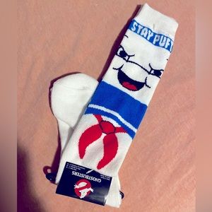 Ghostbusters Stay Puft Marshmallow Man Knee High Socks
